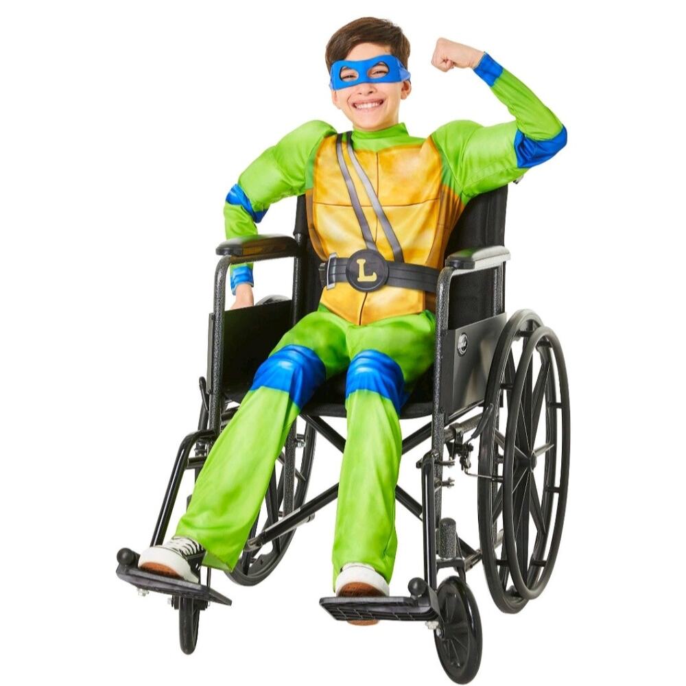 Ninja turtles Leonardo adaptive wheelchair costume size S